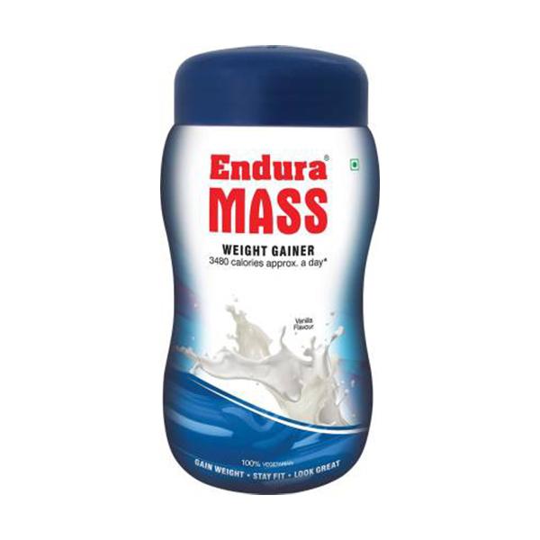 Endura Mass Weight Gain Powder - Vanilla 1 kg - Weight Gain
