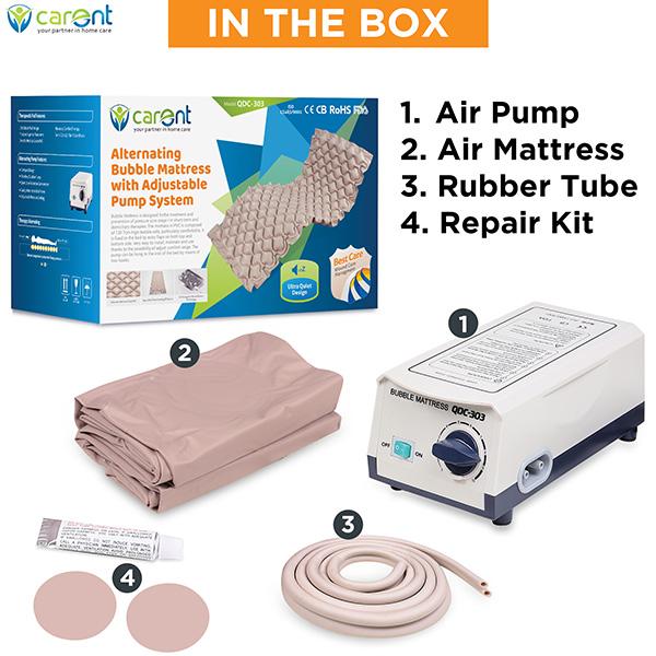 Carent Alternating Bubble Mattress With Pump (QDC303) - Device - S