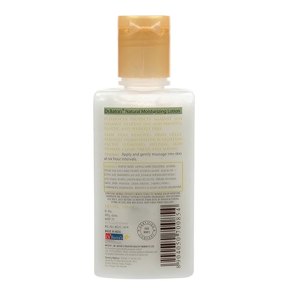 Dr Batra's Natural Moisturising Lotion - Echinacea & Aloe Vera 100 ml - Lotions & Creams
