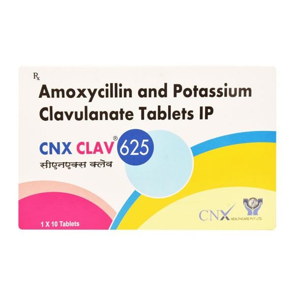 Cnx Clav 625 Tablet 10's - Bacterial Infections-Pen