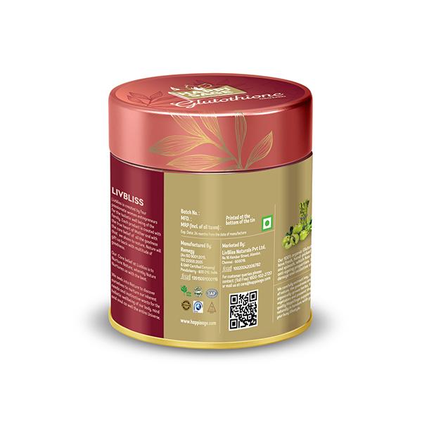 Happi Sage Glutathione Organic Veg Capsule 30's - Herbal Dietary Supplement