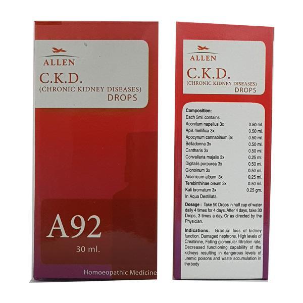 Netmeds | Allen A92 C.K.D.(Chronic Kidney Diseases) Drops 30 ml