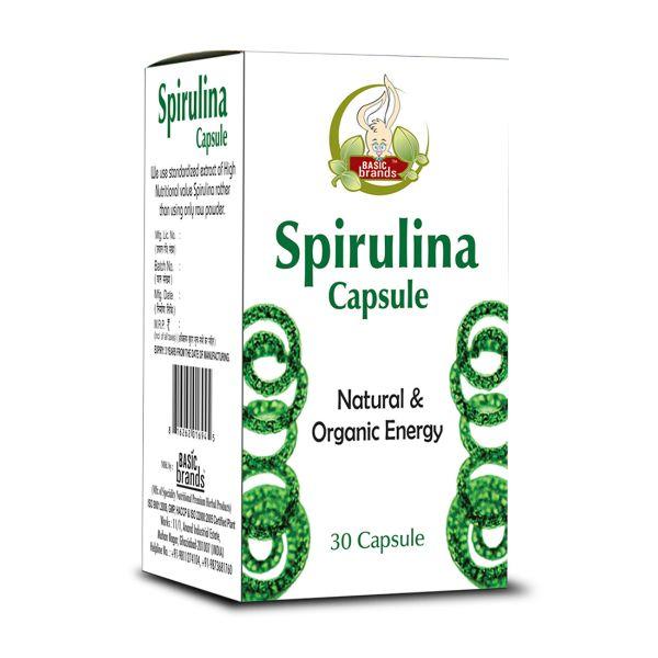 Basic Ayurveda Spirulina Capsule 30's - Pure Herbs