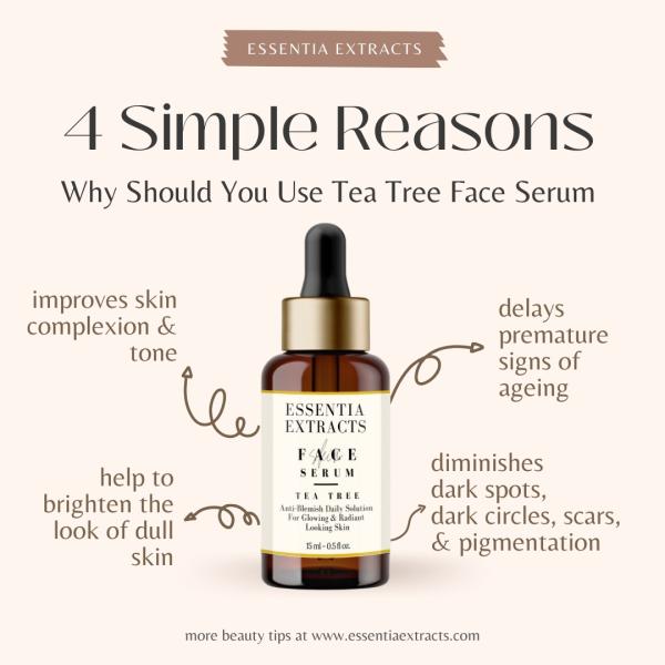 Essentia Extracts Face Serum - Tea Tree 15 ml - Face Serum