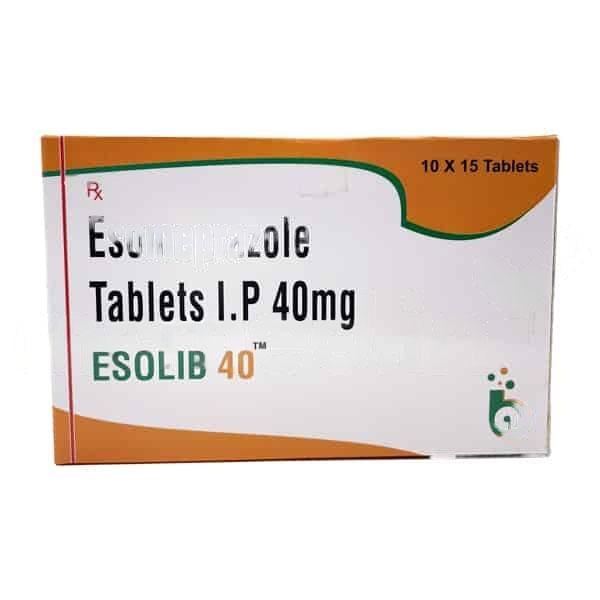ESOLIB 40mg Tablet 15's - Ulcer/Reflux/Flatulence-Aaa