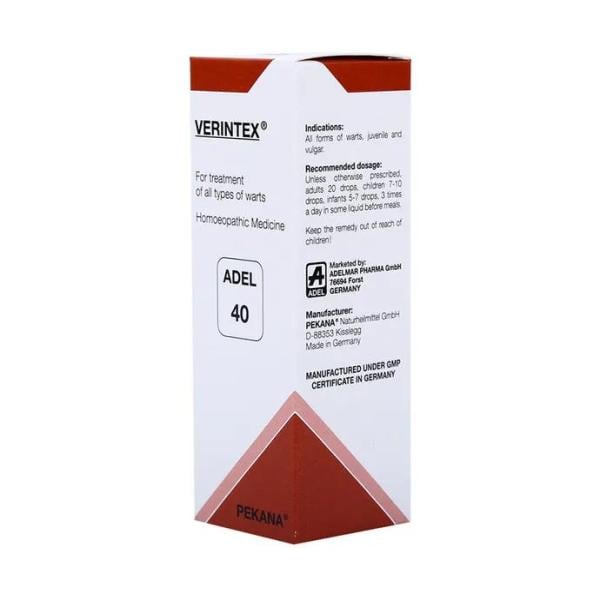 Adel 40+86 Verintex Drops (2x25 ml + 20 ml) - Homeopathic Drops