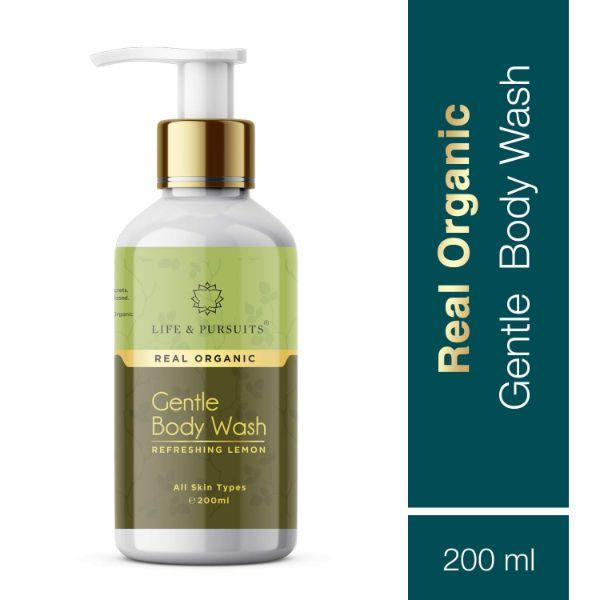 Life & Pursuits Real Organic Gentle Body Wash - Refreshing Lemon 200 ml