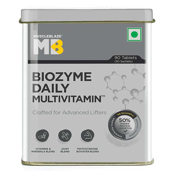 MuscleBlaze Biozyme Daily Multivitamin Tablets 90's - Multi-Vitamins