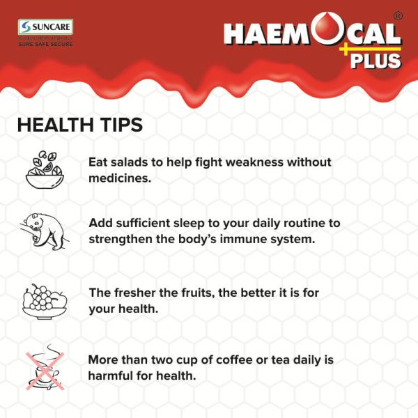 Suncare Haemocal Plus Iron Tonic - Minty Orange 450 ml - Calcium And Minerals