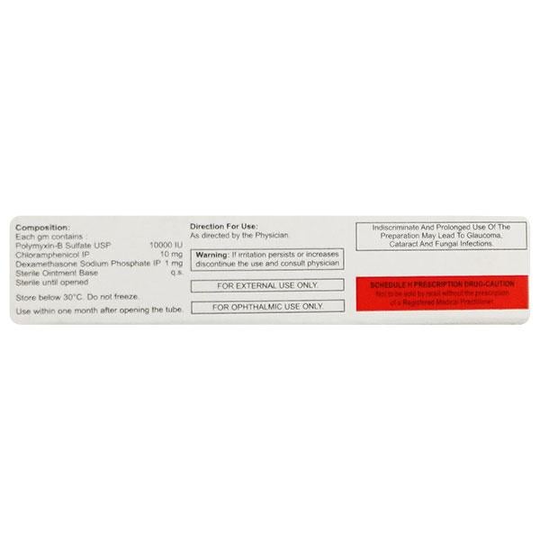 Polynase D Eye Ointment 5gm - Eye Infections-Eaa