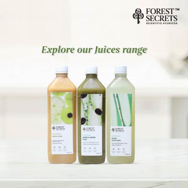 Forest Secrets Pulpy Aloe Vera Juice 1 litre - Ayurvedic Juices