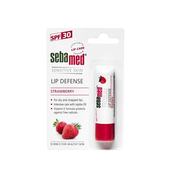 Netmeds | Sebamed Sensitive Skin Lip Defense SPF 30 - Strawberry 4.8 gm