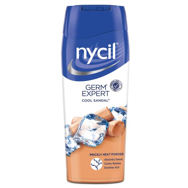 Netmeds | Nycil Germ Expert Prickly Heat Powder - Cool Sandal 150 gm