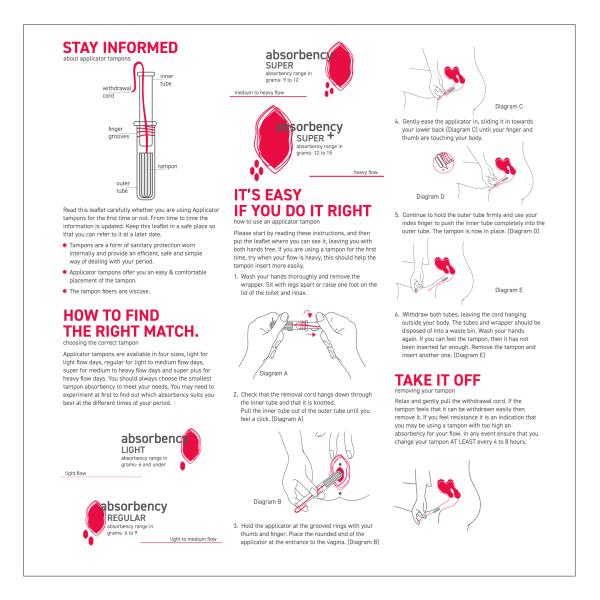 Sanity Applicator Tampons (Pack of 2 X 10's) - Regular and Super - Tampons