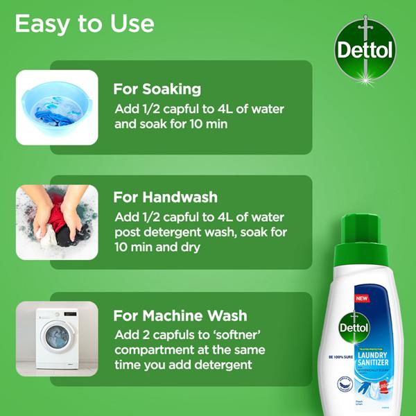 Dettol Laundry Sanitizer - Fresh Linen 180 ml - Hand Sanitizer