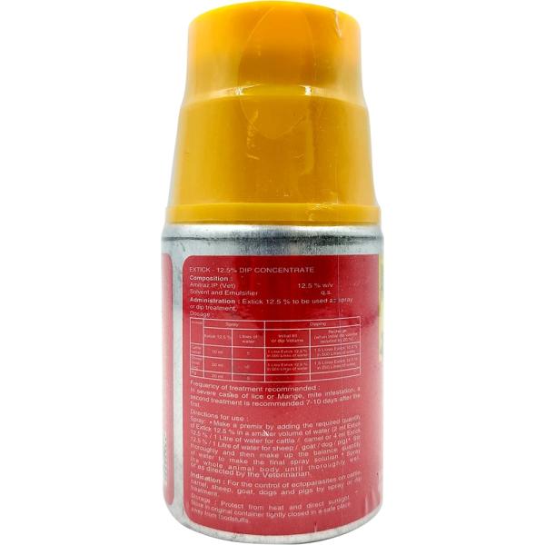 Vet Mankind Extick - 12.5% DIP Concentrate 50 ml - Farm Animals Healthcare