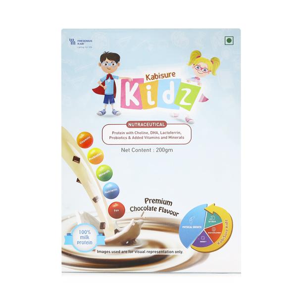 Kabisure Kidz Premium Chocolate Flavour Powder 200gm - Supplements-Sup