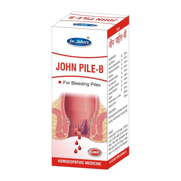 Dr.John's John Pile-B Drops 30 ml - Homeopathic Drops