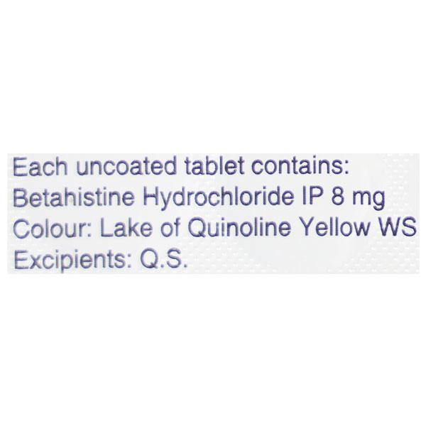 Zevert MD 8mg Tablet 10'S - Vertigo-Ant