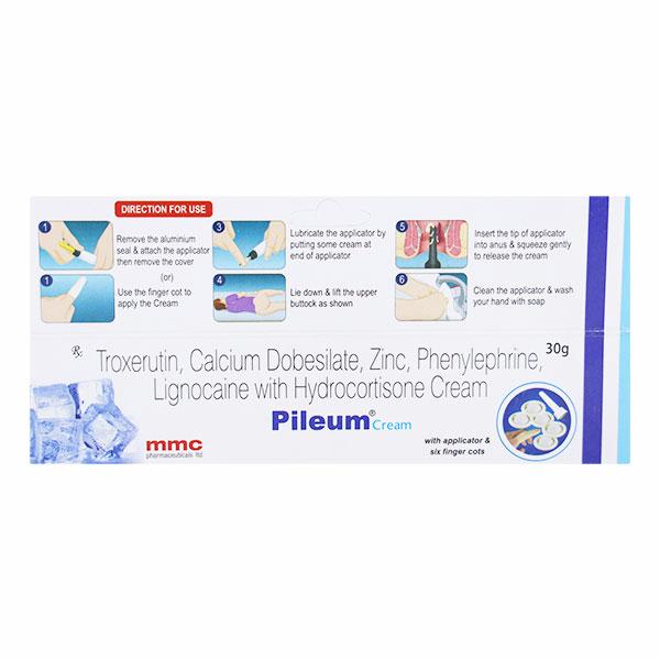 Pileum Cream 30gm - Haemorrhoid-Ano