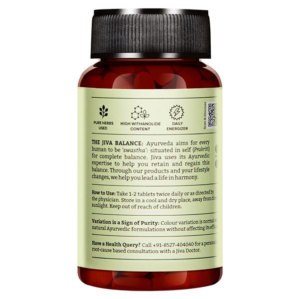 Jiva Ayurveda Ashwagandha Tablets 120's - Ashwagandha