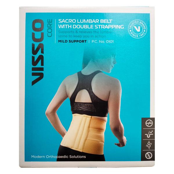 Netmeds | Vissco Core Sacro Lumbar Belt with Double Strapping Mild Support (0101) (L)