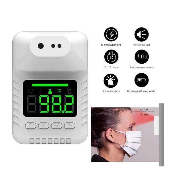 Sahyog Wellness Wall Mounted Infrared Thermometer - Health Monitors And Equipment