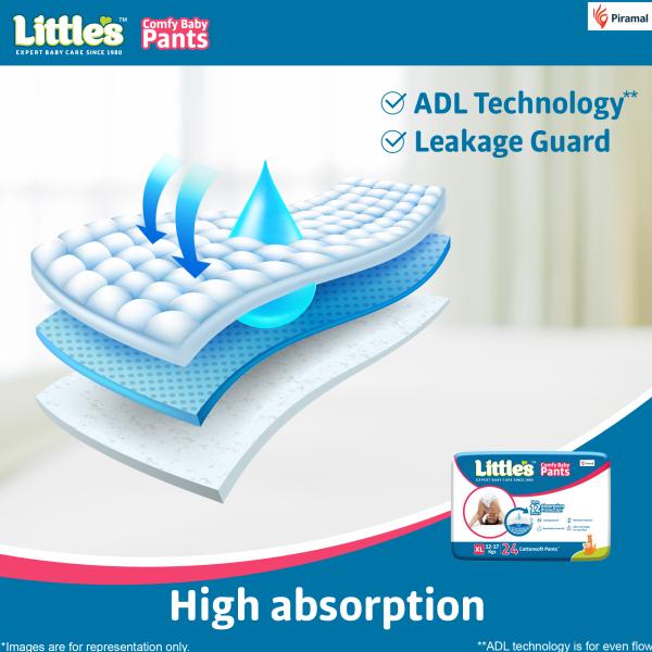 Little's Comfy Baby Pants Diapers (XL) 24's - Diapers & Wipes