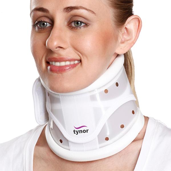 Netmeds | Tynor Cervical Collar Hard Adjustable - White (L) (B 03)