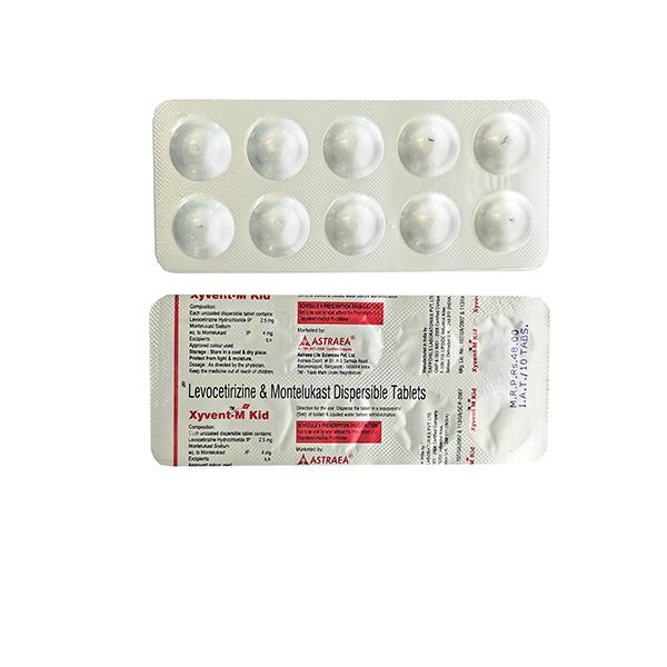XYVENT M KID Tablet 10's - Allergies-Ant