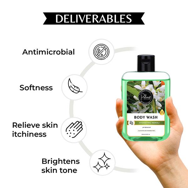 Palmist Skin Care Body Wash - Hydrating Neroli 250 ml - Shower Gels & Body Wash