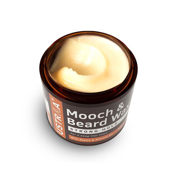Ustraa Strong Hold Mooch & Beard Wax 100 gm - Beard Wax