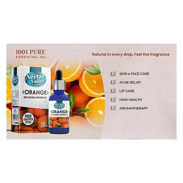 Nectar Valley Orange Essential Oil 30 ml - Essential Oils
