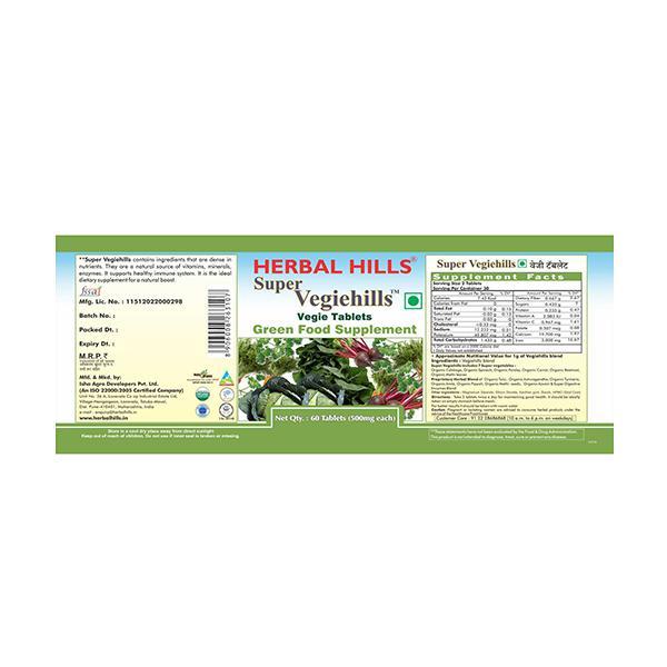 Herbal Hills Super Vegiehills Tablet 60's - Health Products