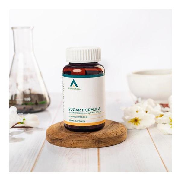 Age Ayurveda Sugar Formula Veg. Capsule (Pack of 5 x 60's) - Diabetes Care (Ayush)