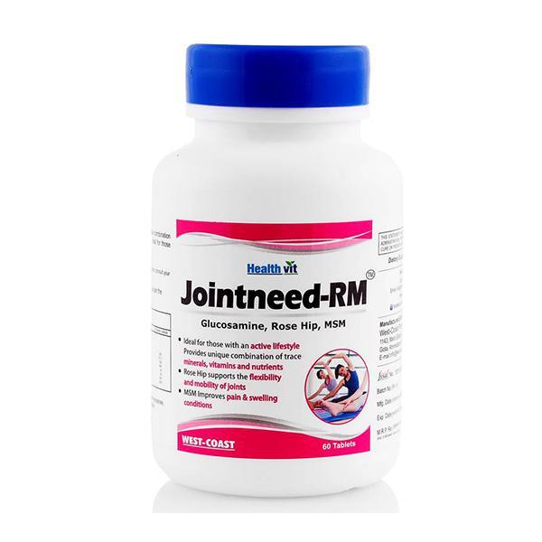 Netmeds | HealthVit Jointneed-RM (Glucosamine Rose Hip Msm) Tablet 60's