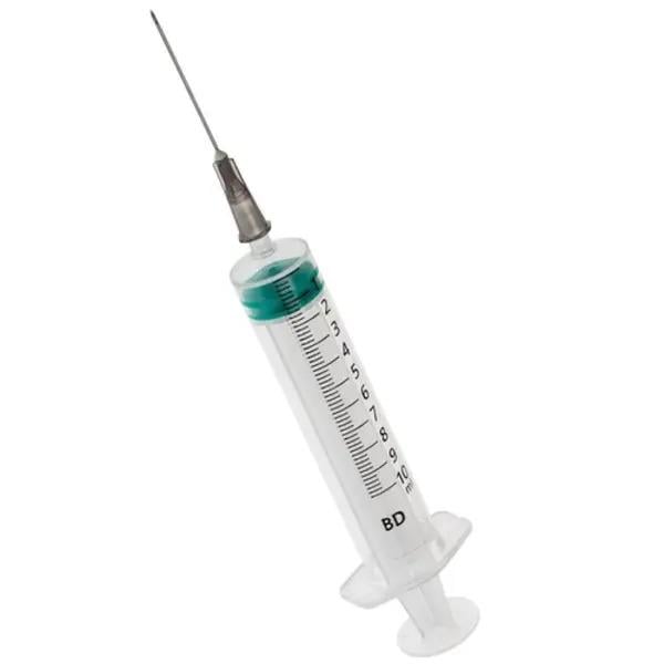 Netmeds | BD Discardit II Syringe 10 ml With Needle 21G