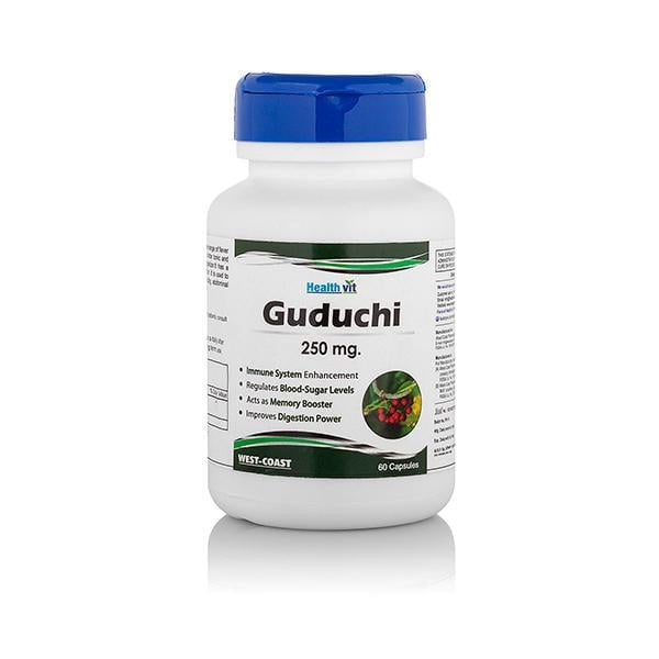 Netmeds | HealthVit Guduchi 250 mg Capsule 60's