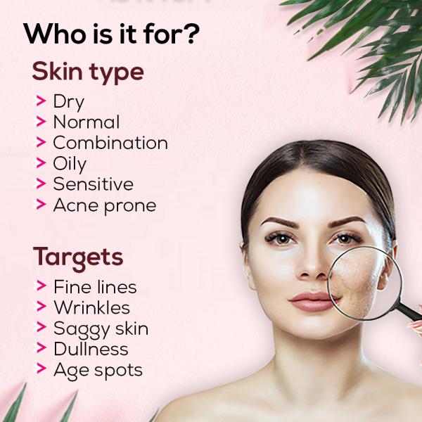 CGG Cosmetics Collagen Peptide Night Facial Serum - Anti-Aging, Anti-Wrinkle 30 ml - Face Serum