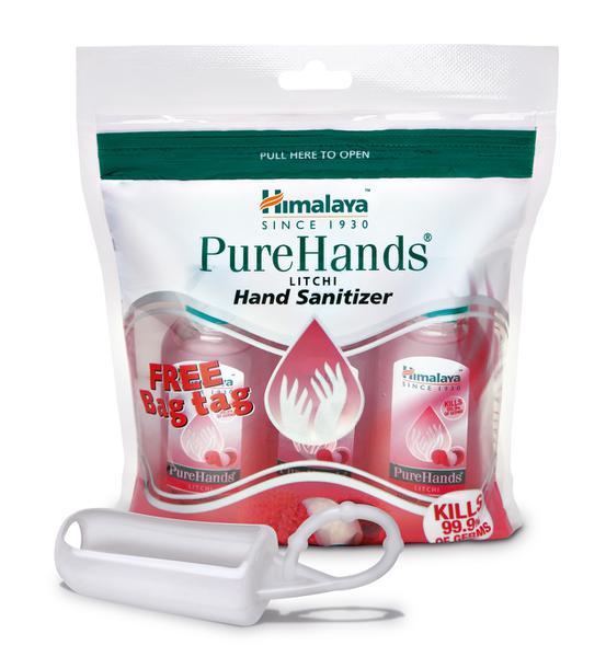 Netmeds | Himalaya PureHands Hand Sanitizer - Litchi (Pack of 3 x 30 ml)