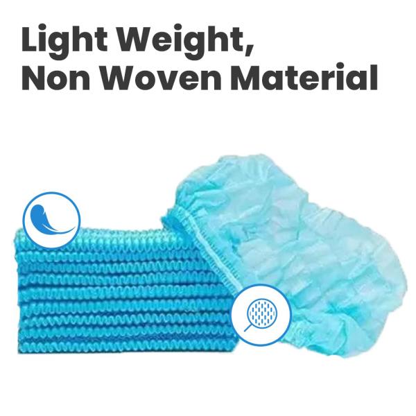 Care View Disposable Non-Woven Bouffant Caps - Blue 100's - Others