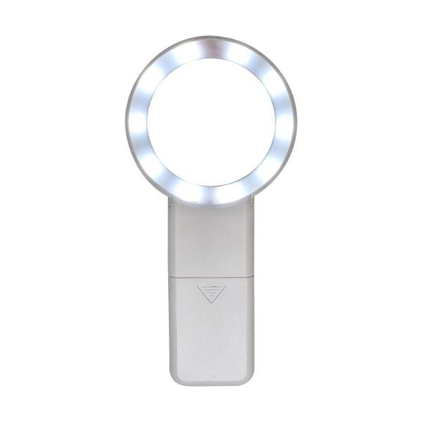 Netmeds | Sahyog Wellness Optical Magnifying Glass with 10 LED for Kids (88mm Wide Glass) - White 1's
