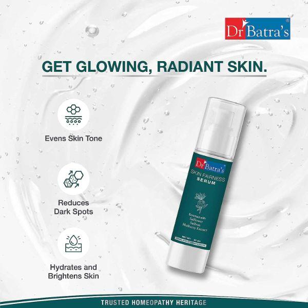 Dr Batra's Oil Control Face Wash 100 gm + Natural Skin Lightening Cream 100 gm + Skin Fairness Serum 50 gm + Intense Moisturizing Cream 100 gm - Personal Care (Ayush)