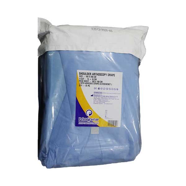 Netmeds | Primewear Shoulder Arthroscopy Drape with Adhesive Stripe & Stockinet (160 cm x 190 cm) 1's