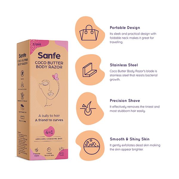 Sanfe Coco Butter Body Razor - Shaving & Hair Removal