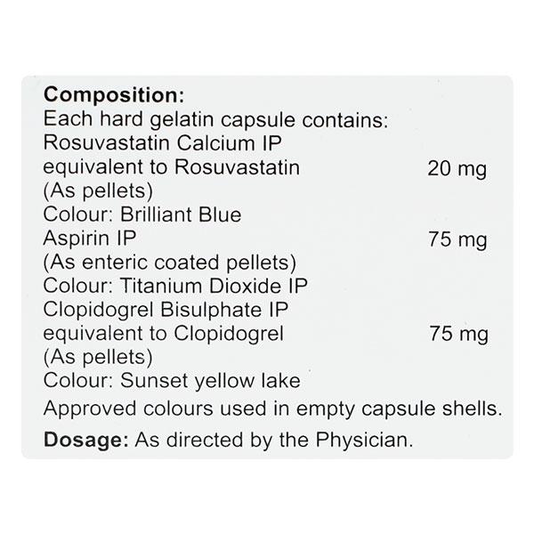 CARDIOROSTIN GOLD 20 Capsule 10's - Blood Clot-Ant