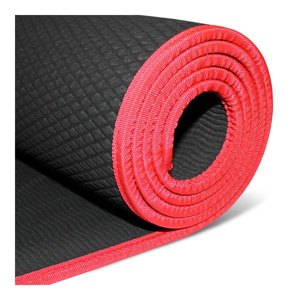 MuscleXP EVA Yoga Mat with Carrying Strap - Black 1's - Workout Essentials