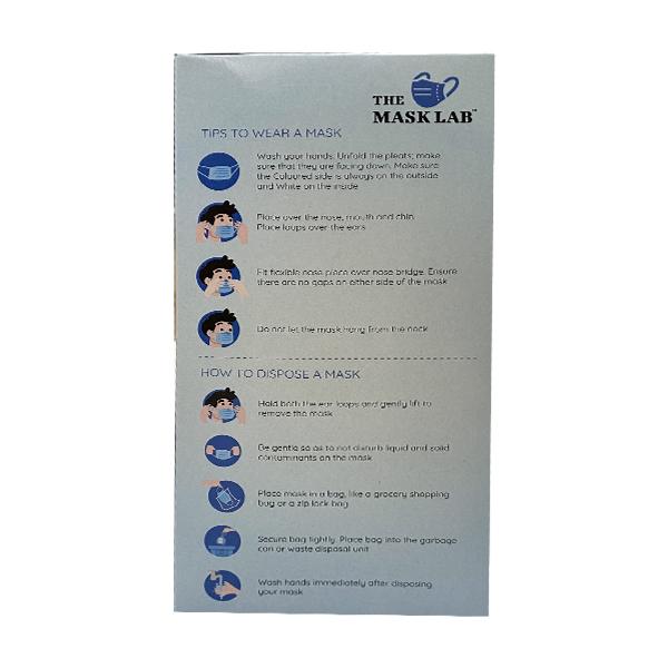The Mask Lab Disposable Surgical 3 Ply Face Masks (Pack of 100) - Face Mask