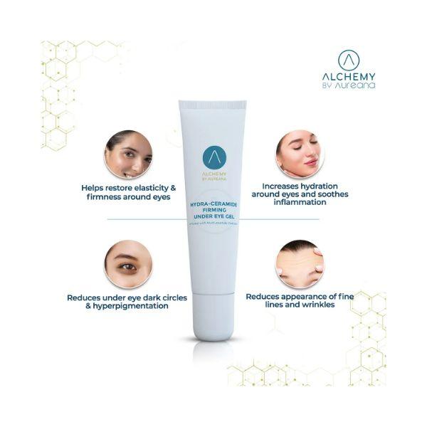 Alchemy By Aureana Hydra-Ceramide Firming Under Eye Gel 15 gm - Under Eye Creams & Serums