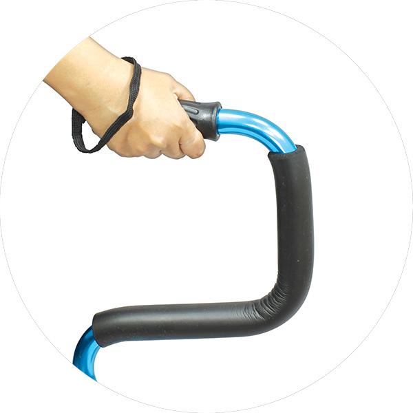 Entros Height Adjustable Aluminum Stick (921L) - Wheelchairs & Walking Sticks